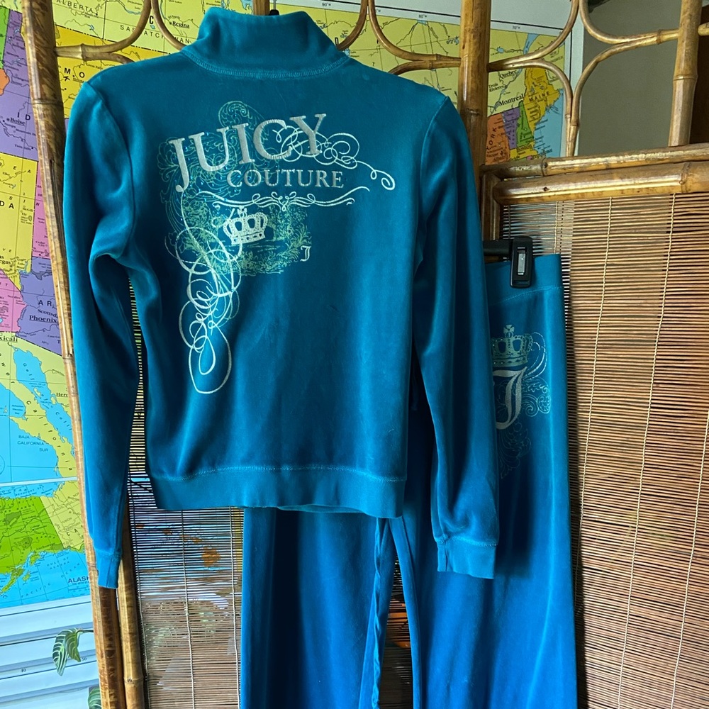 Y2K Vintage Juicy Couture Embellished Tracksuit